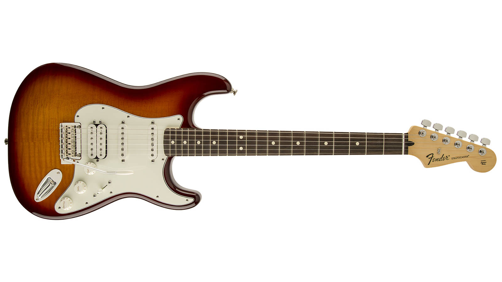 Fender Deluxe Stratocaster HSS Plus Top RW TSB