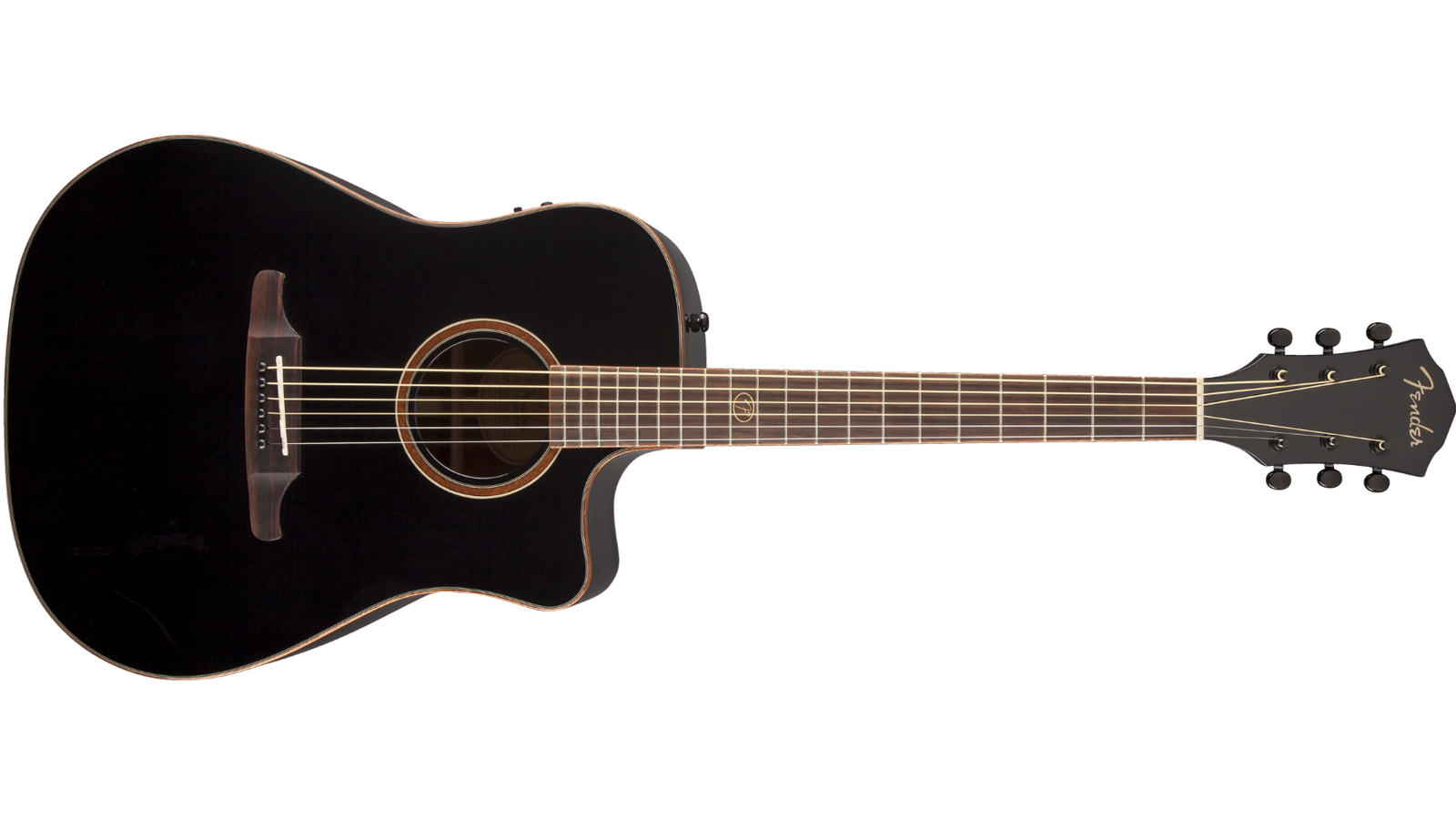 Fender F1020SCE Westerngitarre Black