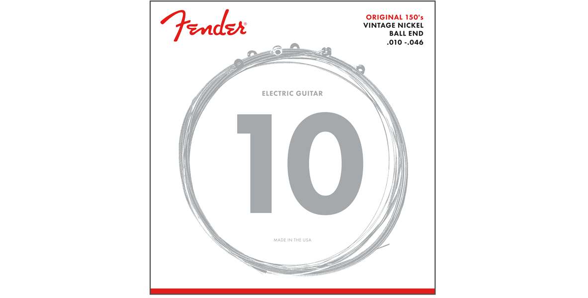 Fender 150R Nickel Ball End Saiten E-Gitarre 10-46