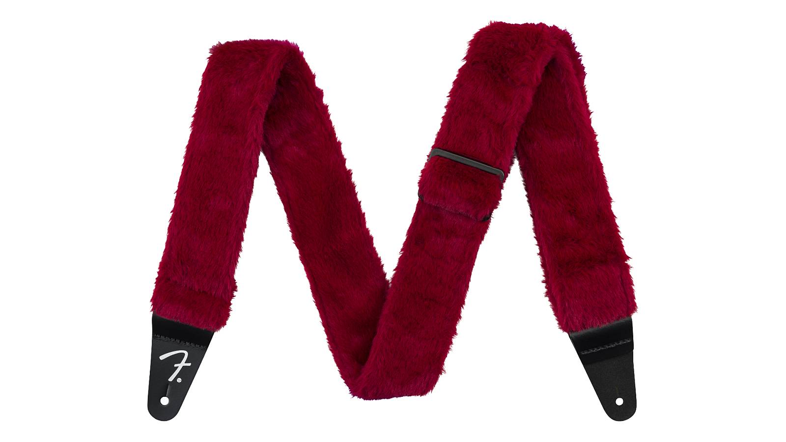 Fender Pudel Pl&uuml;sch Gurt Red