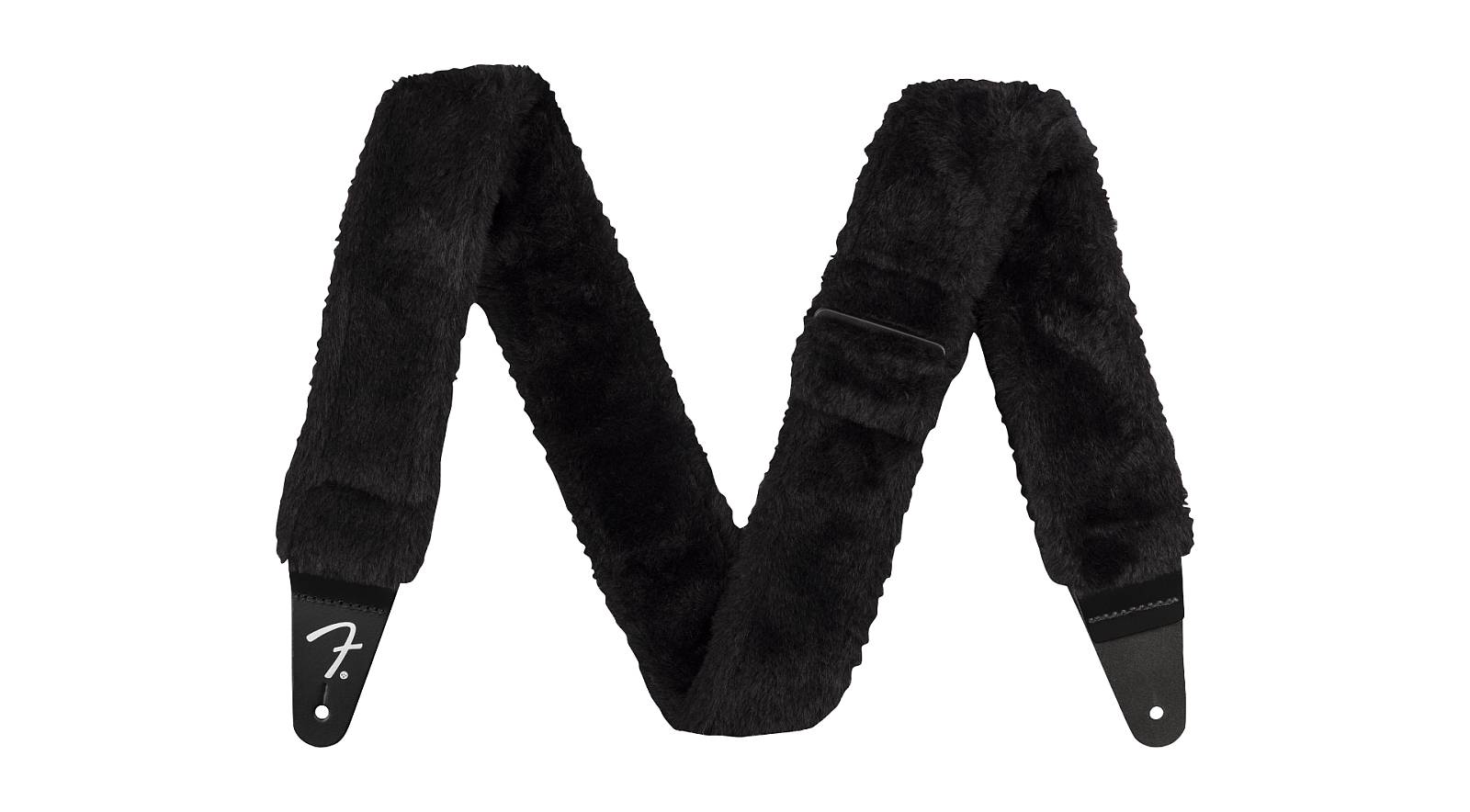 Fender Pudel Pl&uuml;sch Gurt Black