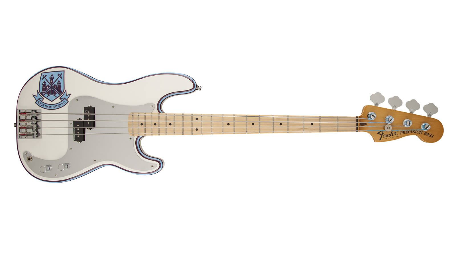 Fender Steve Harris Precision Bass MN Olympic White