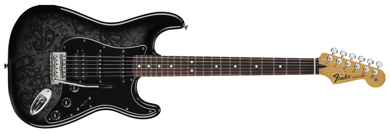 Fender Black Paisley Stratocaster HSS