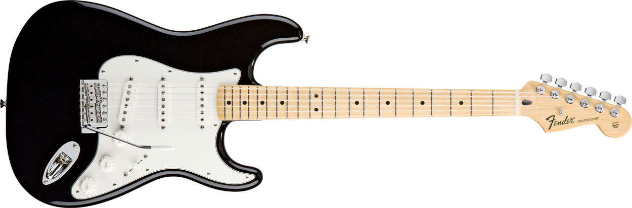 Fender Standard Stratocaster MN BLK Mexico Upgrade