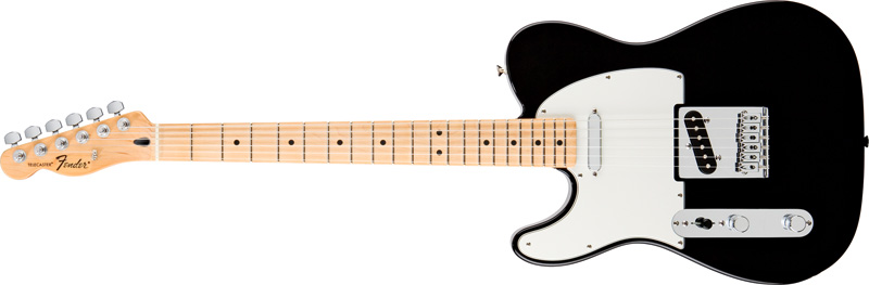 Fender Standard Telecaster MN BLK lefthand Mexico Upgrade