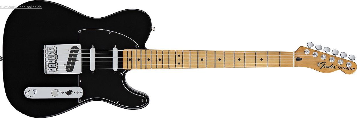 Fender Blackout Telecaster DLX MEX