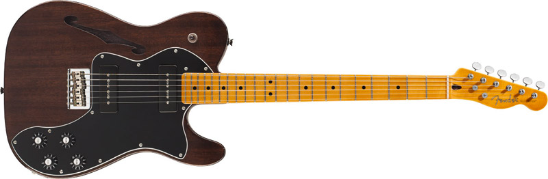 Fender Modern Player Telecaster® Thinline Deluxe MN BLK