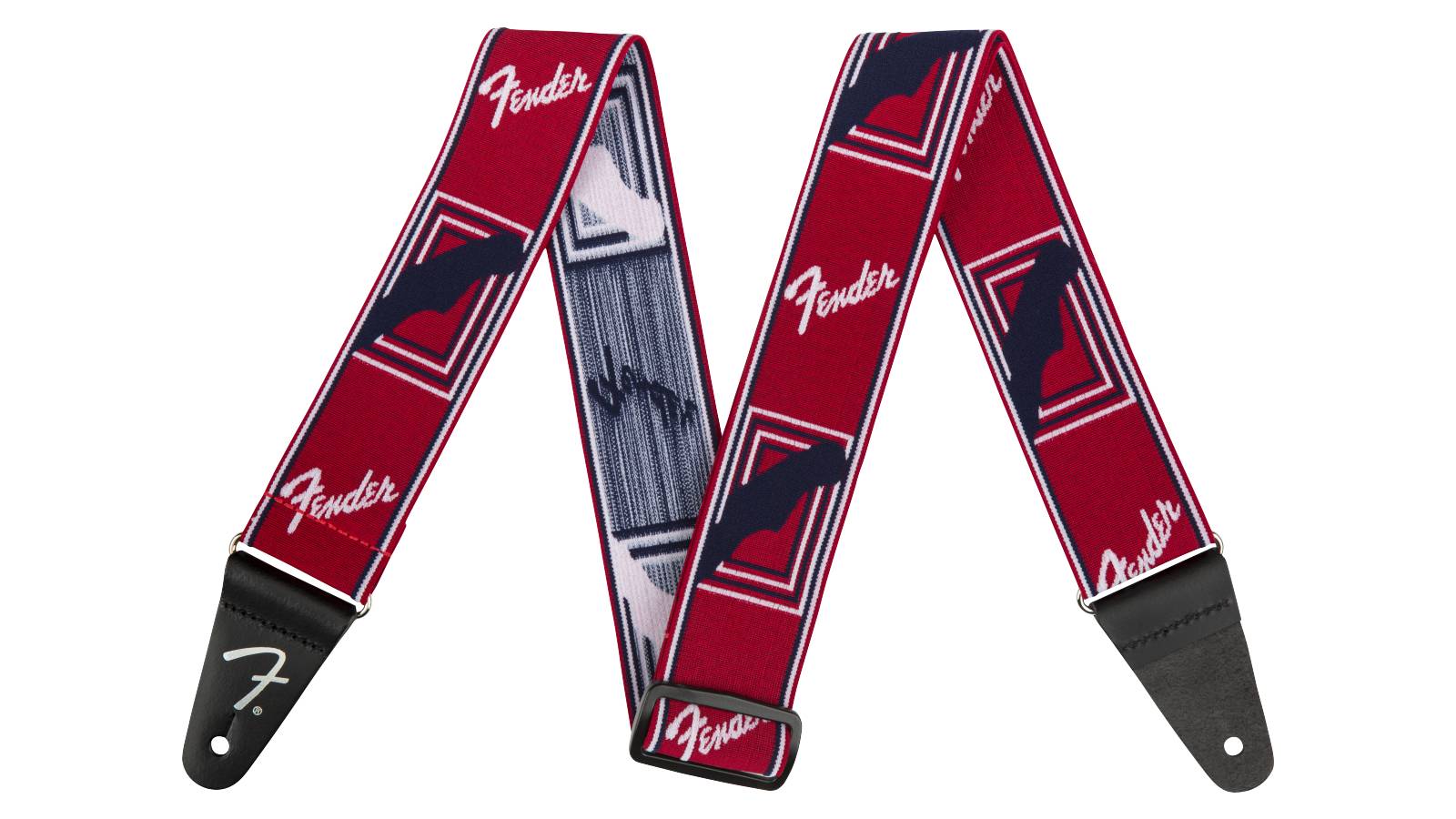 Fender WeighLess Monogram Gurt RWB