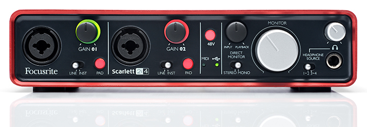 Focusrite Scarlett 2i4 USB2 Interface