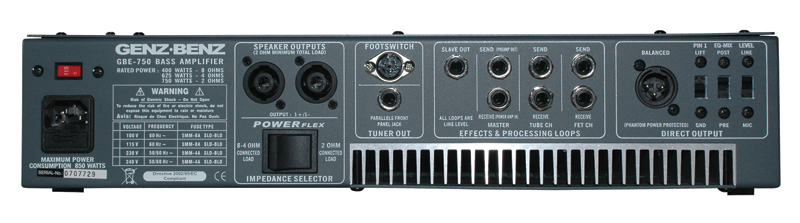 Genz Benz GBE 750 Bass Head