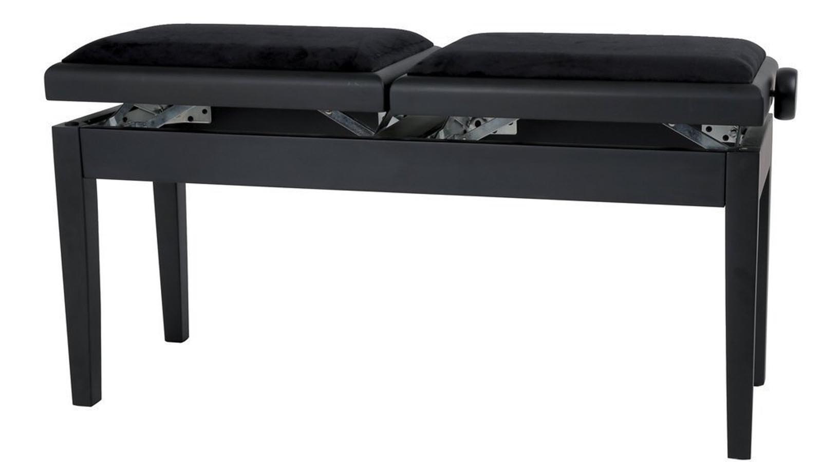 Gewa Pianobank Deluxe Double schwarz