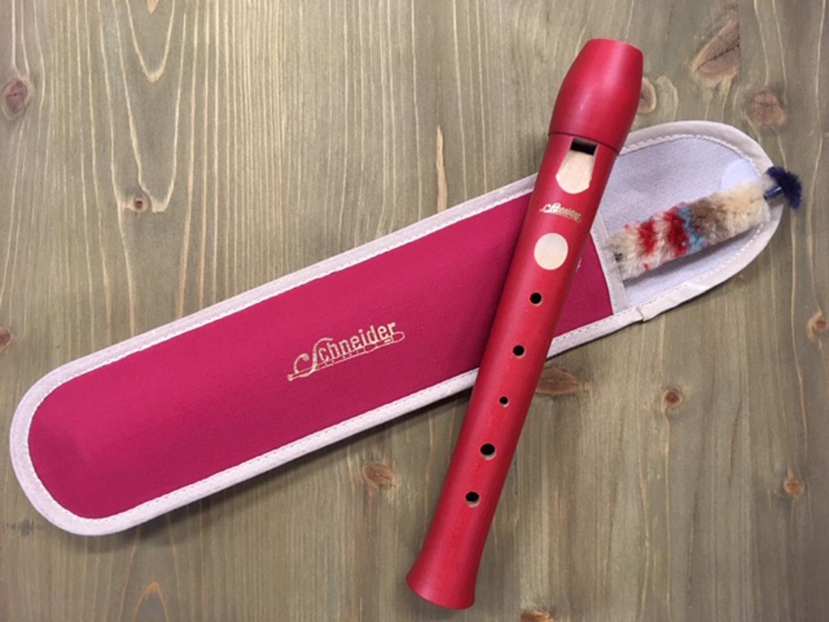 Gebrüder Schneider Kindergartenflöte 5 Töne 40880 rot