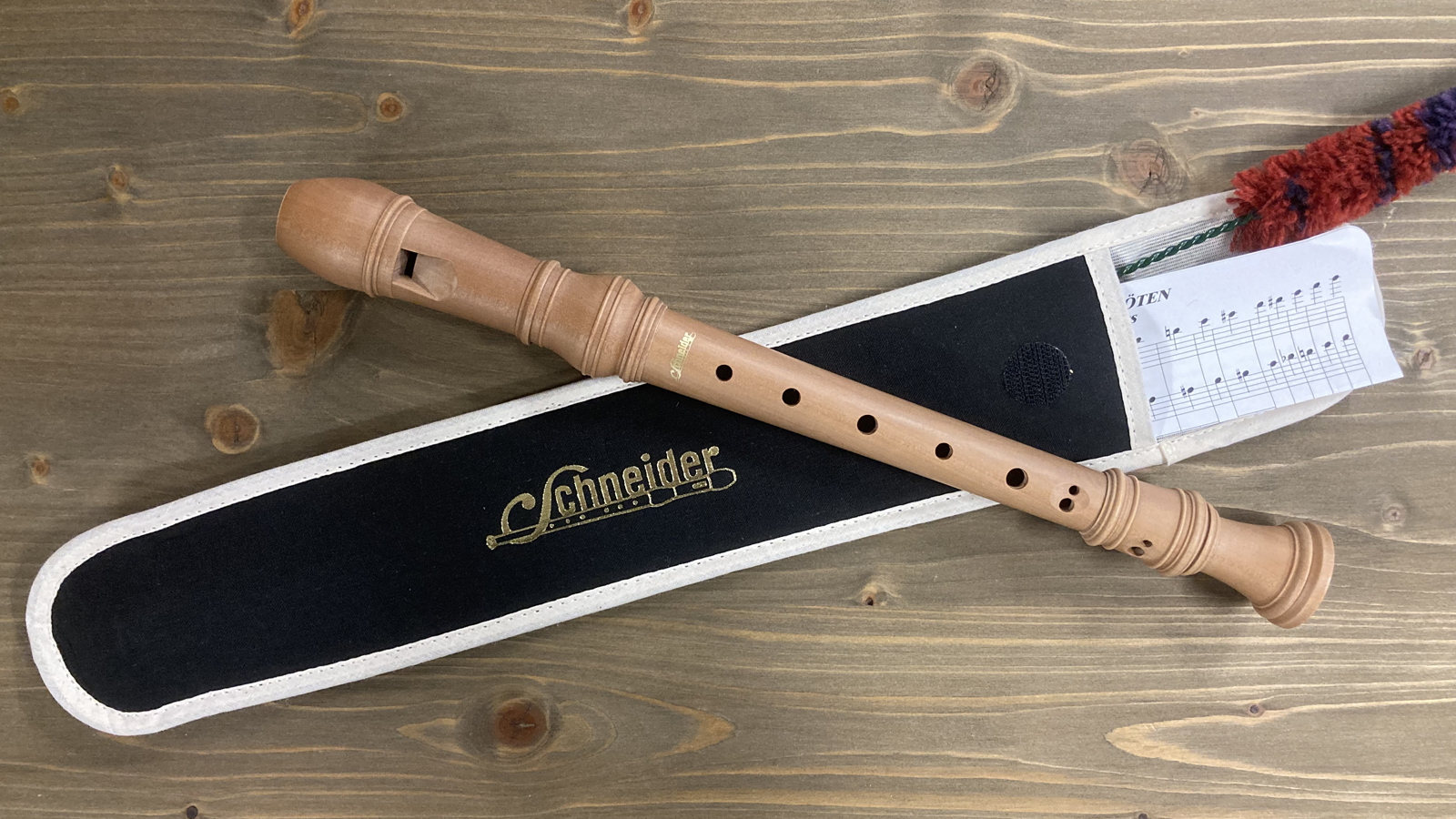 Gebrüder Schneider Sopran 3-teilig barock Birne