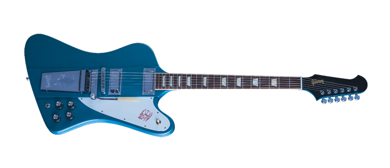 Gibson 2016 Firebird Lyra Tail Vibrola Limited Faded Pelham Blue