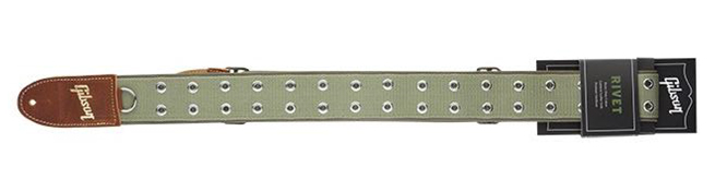 Gibson The Rivet Canvas Gurt Green