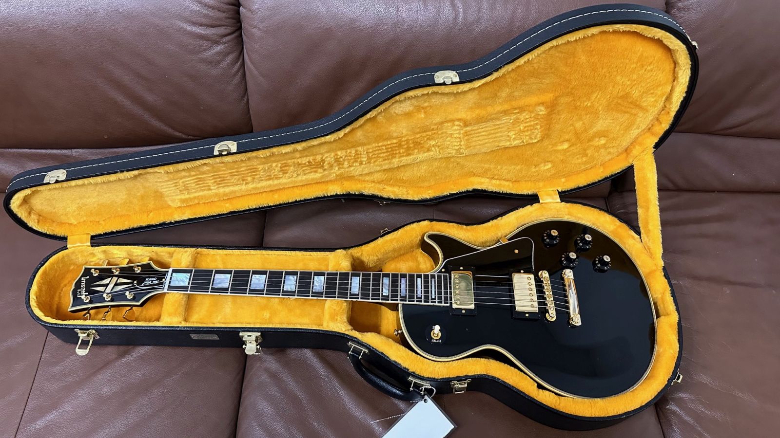 Gibson Murphy Lab 1968 Les Paul Custom Reissue Ultra Light Aged Ebony