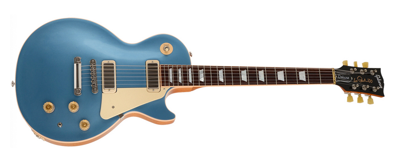 Gibson 2015 Les Paul Deluxe Metallic Pelham Blue Top