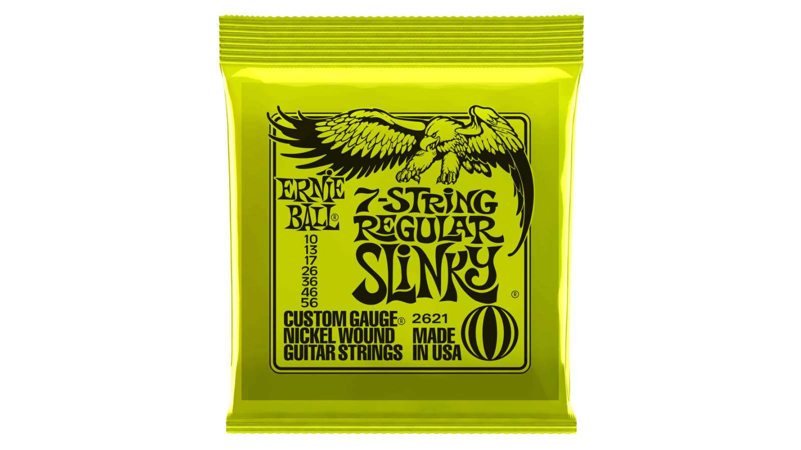 Ernie Ball EB2621 Regular Slinky 7-String Saiten 010-056