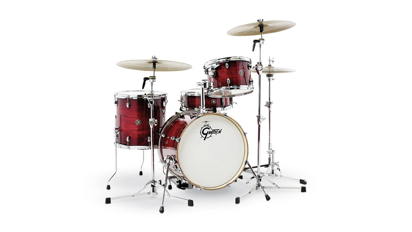 Gretsch Catalina Jazz Drumset Gloss Crimson Burst