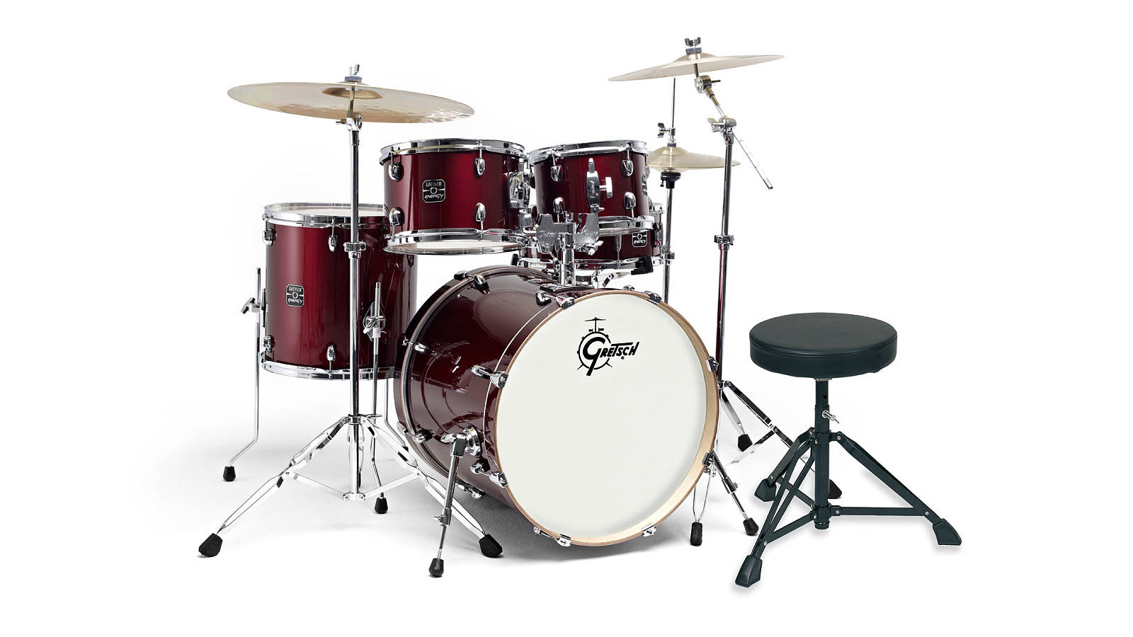Gretsch Energy Einsteiger Drumset Red
