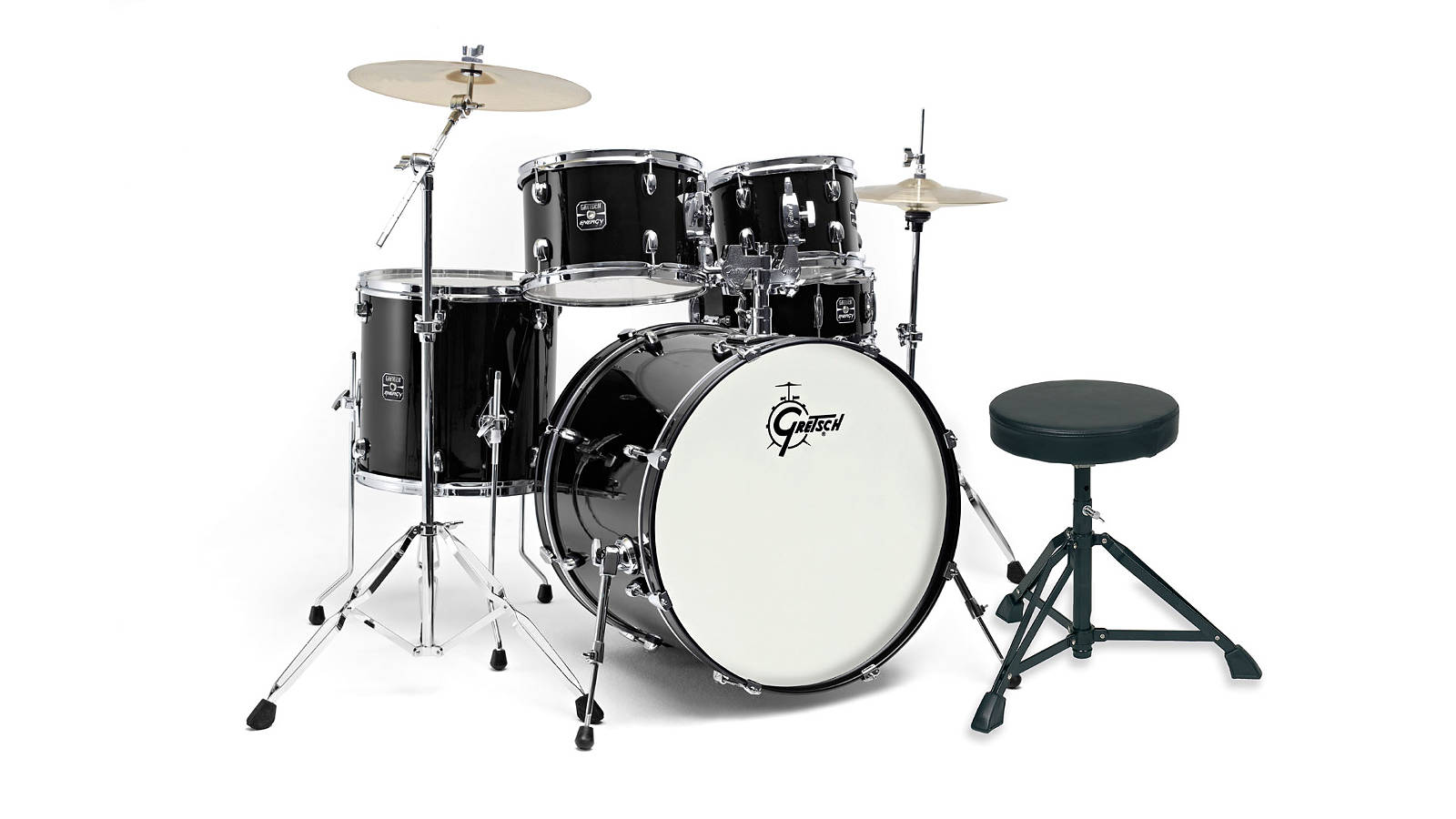 Gretsch Energy Einsteiger Drumset Black