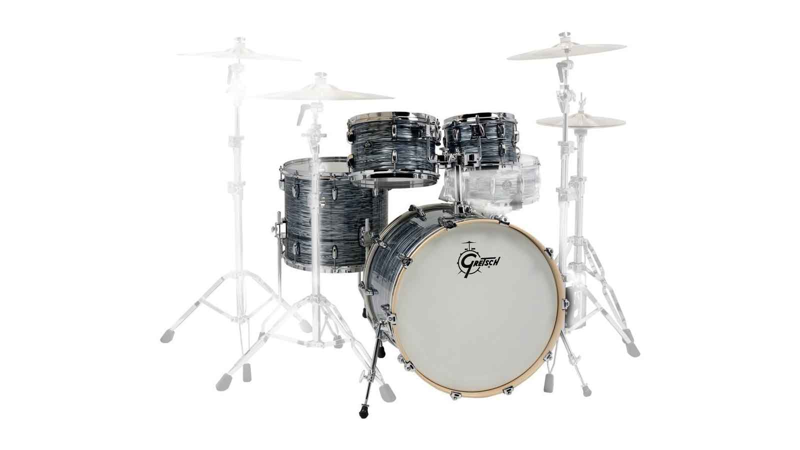 Gretsch Renown Maple Shellset Silver Oyster Pearl 22/10/12/16
