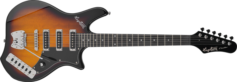 Hagstrom HSCOR18 Retroscape Condor Tobacco Sunburst