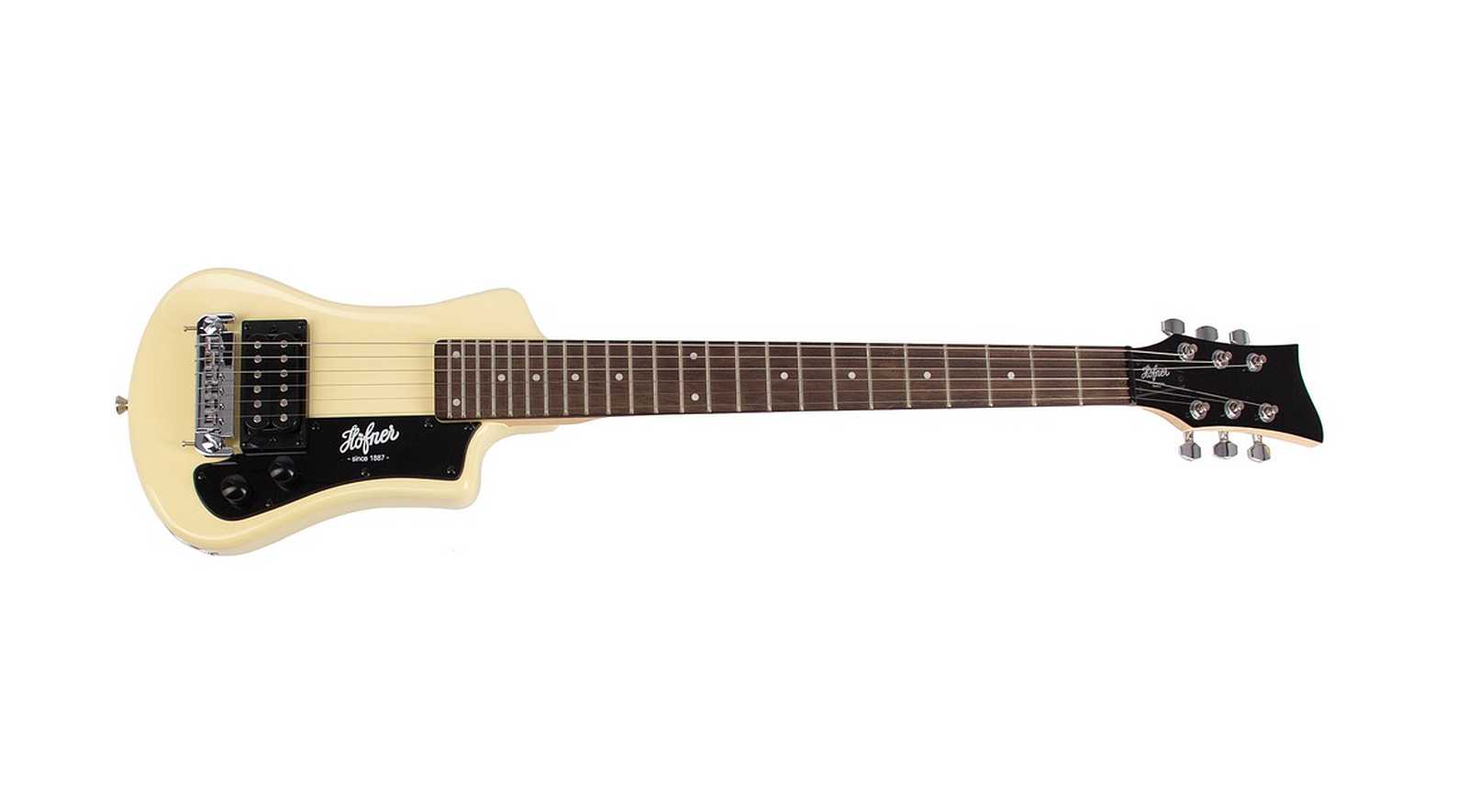 Höfner Shorty E-Gitarre Creme