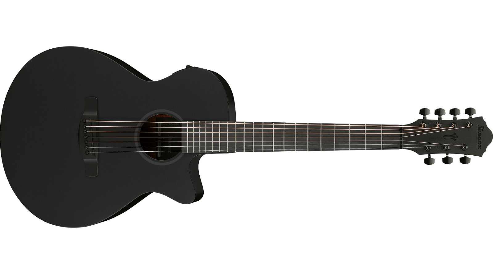 Ibanez AEG721-BOT Westerngitarre Black Out 7-Saiter