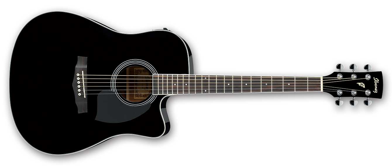 Ibanez PF15ECE-BK Westerngitarre