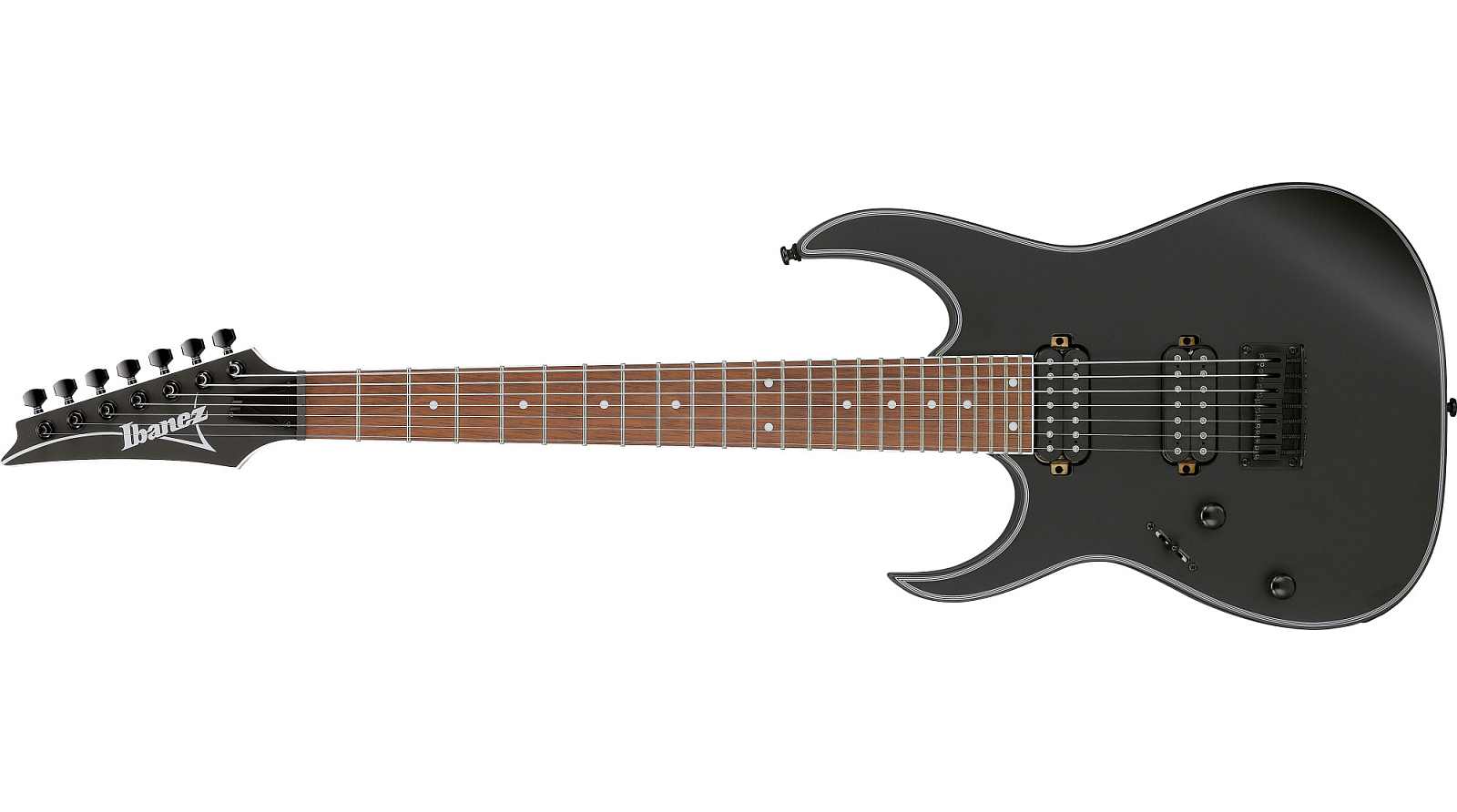 Ibanez RG7421EXL-BKF 7-Saiter Lefty Black Flat