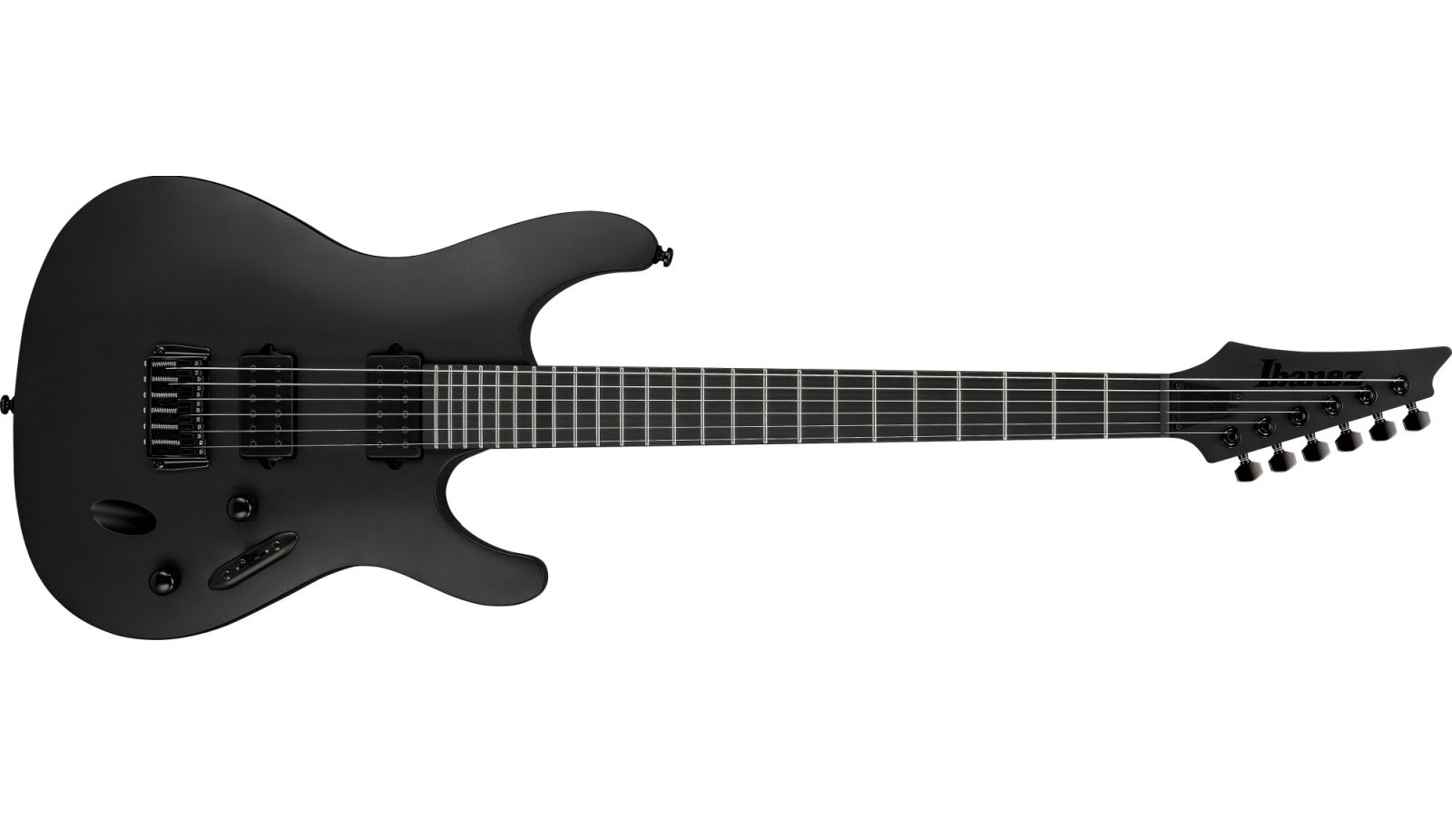 Ibanez S721RB-BKF S-Iron Label Black Flat