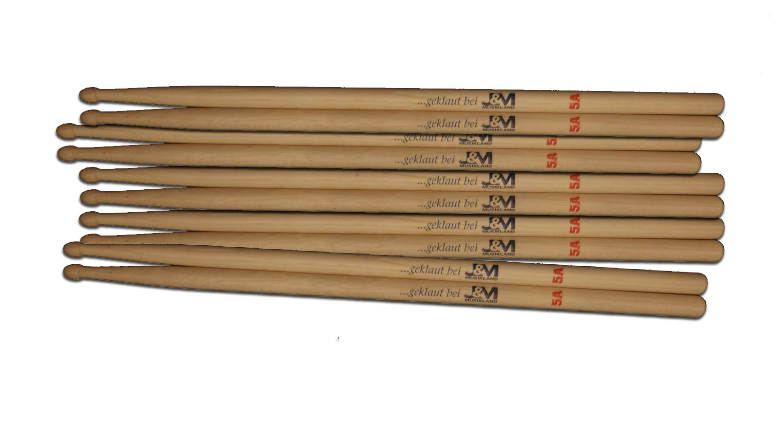 J&M Sticks 5A Hickory 5er Set