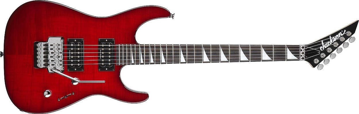Jackson DX-10 Dinky trans red UPGRADE