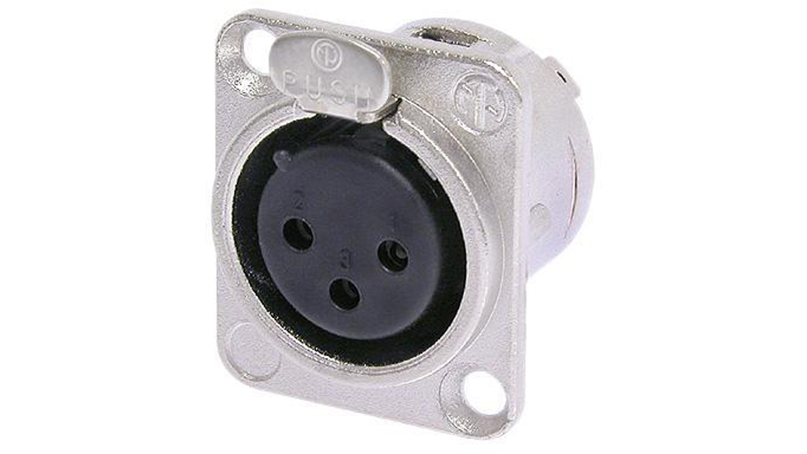 Neutrik XLR Einbau Kupplung female NC3FD-L-1