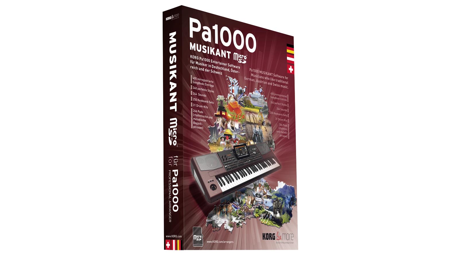 Korg Erweiterung für Pa-1000 SD-Karte Software