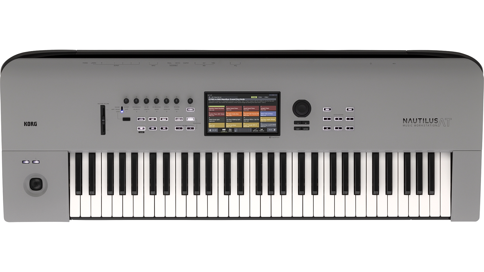 Korg Nautilus AT 61 Synthesizer LTD Grey