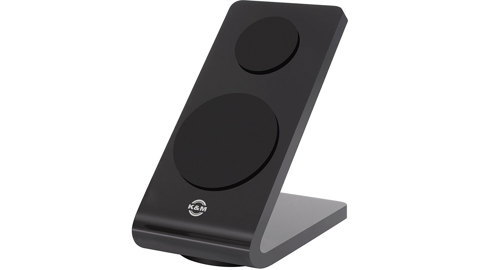 K&M Smartphone-Ständer schwarz mit Haftpads