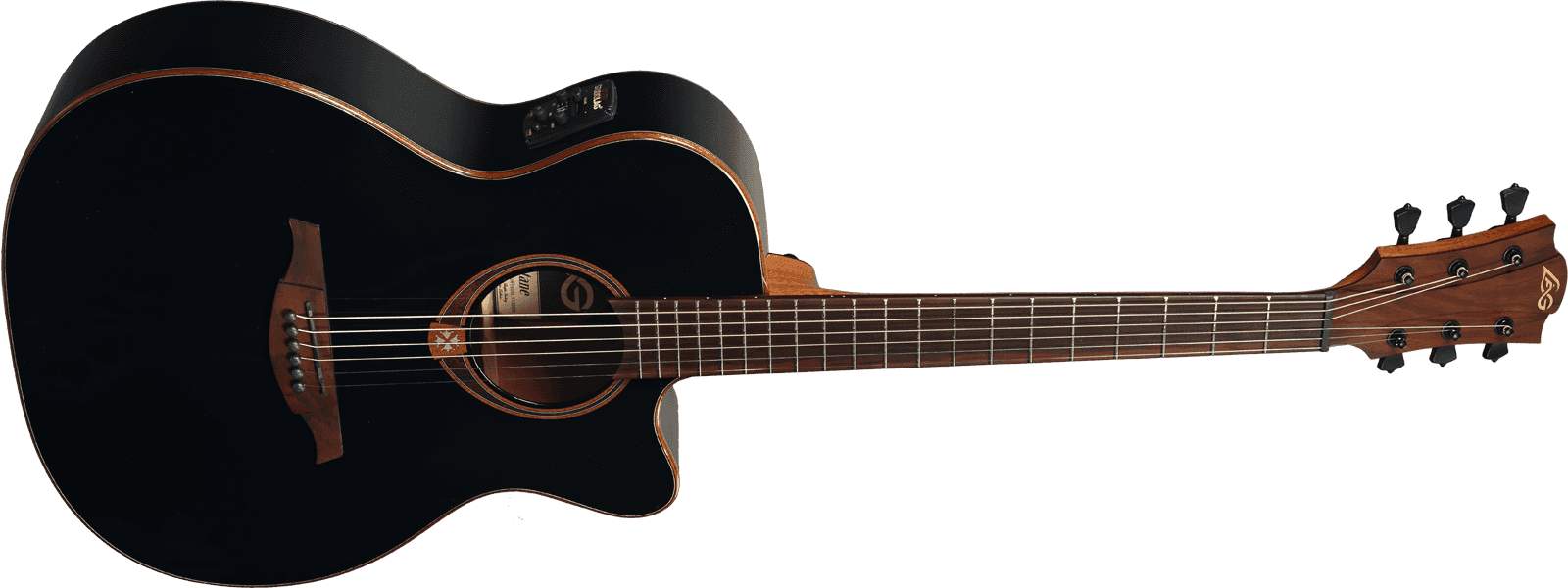 LAG Tramontane 118 W-Gitarre BLK Auditorium