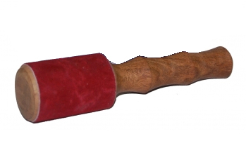Lugert 701678 Holzklöppel lederumwickelt mittel
