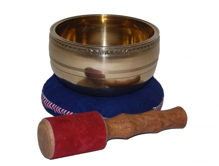 Lugert 701672 Klangschale mit Ornamenten 14,5 cm