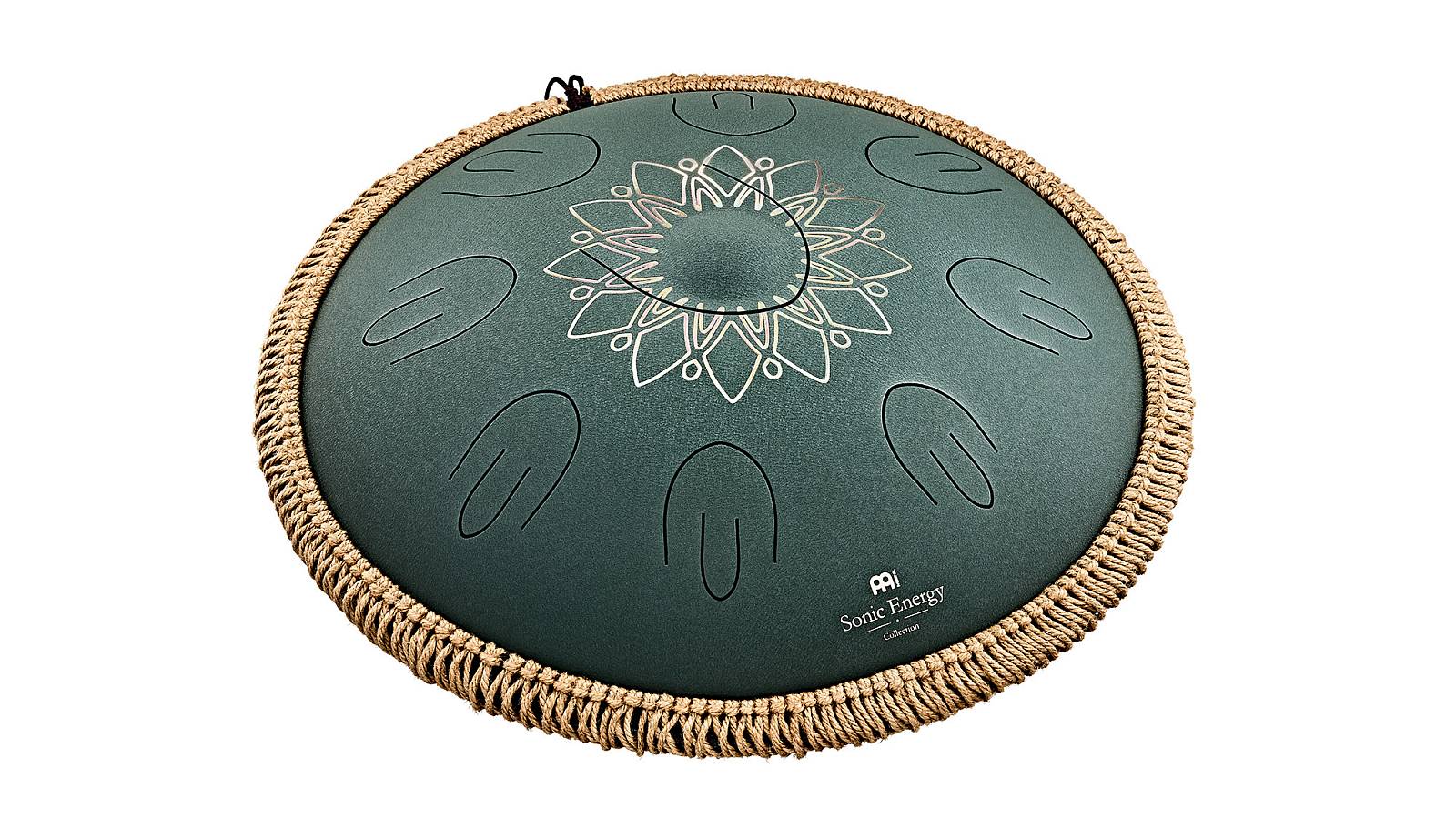 Meinl Octave Steel Tongue Drum Dunkelgr&uuml;n 432 Hz - Fis Moll