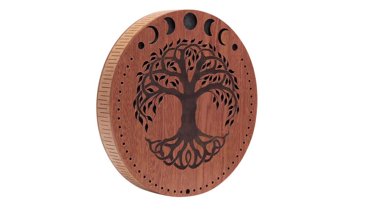 MEINL Sonic Energy 12" Rain Disk, Bachklang, Mondphasen und Lebensbaum Gravur