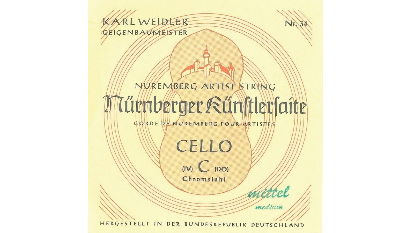 Nürnberger Cello Saitensatz 3/4