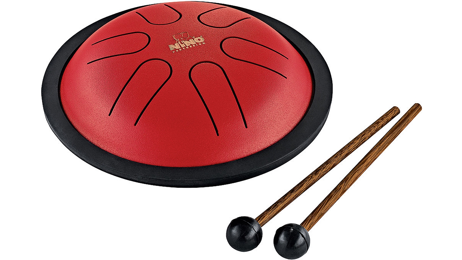 Nino Steel Tongue Drum Red C-Dur