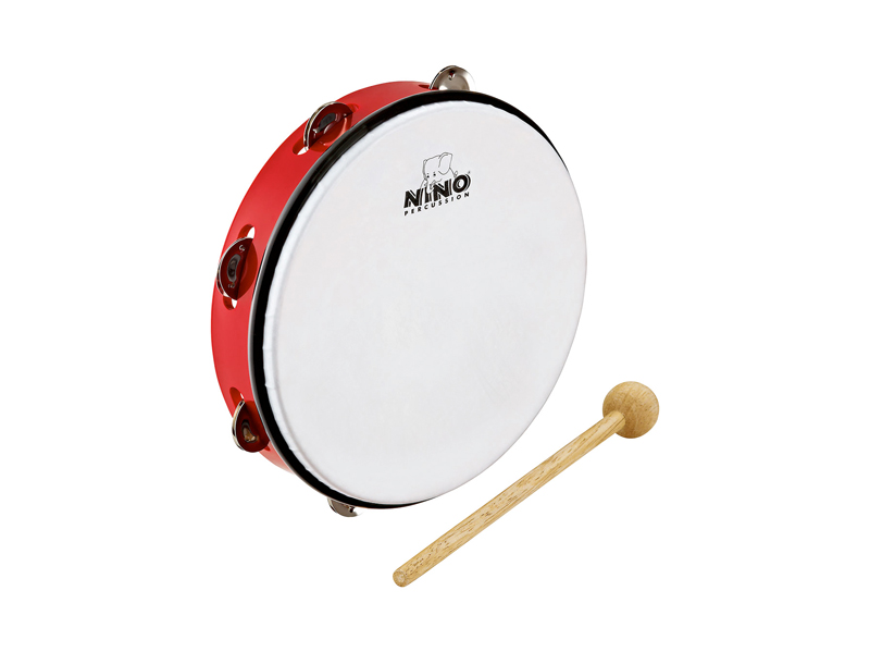 Nino NINO24R ABS Tambourin Rot 10"