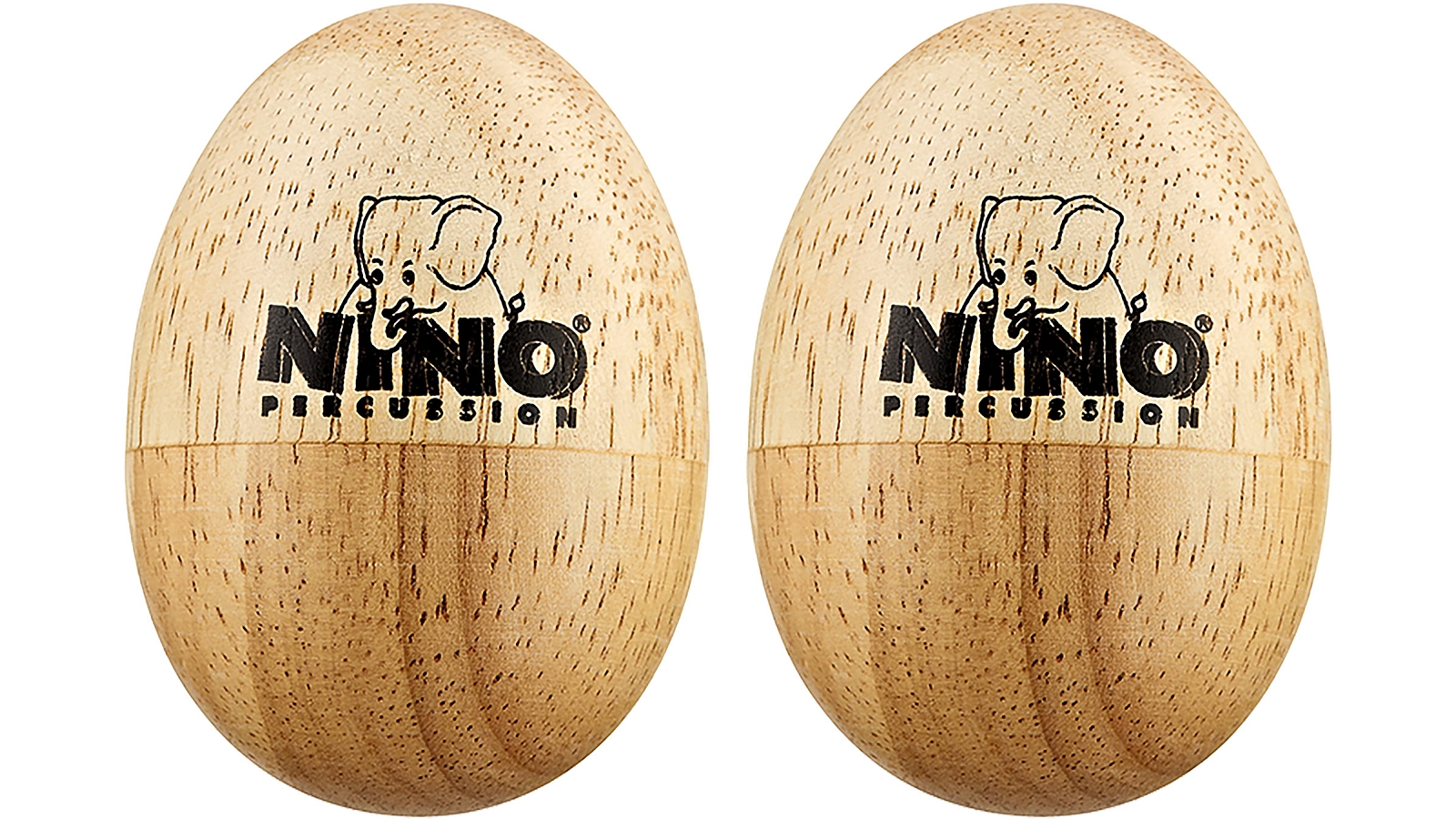 Nino Wood Egg-Shaker small Paar Holz