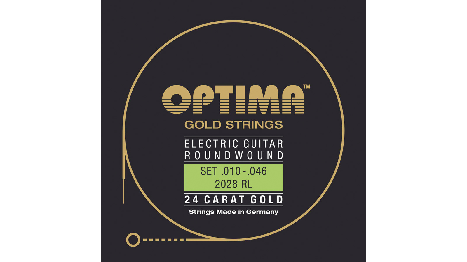 Optima 2028 RL Gold Strings 010-046