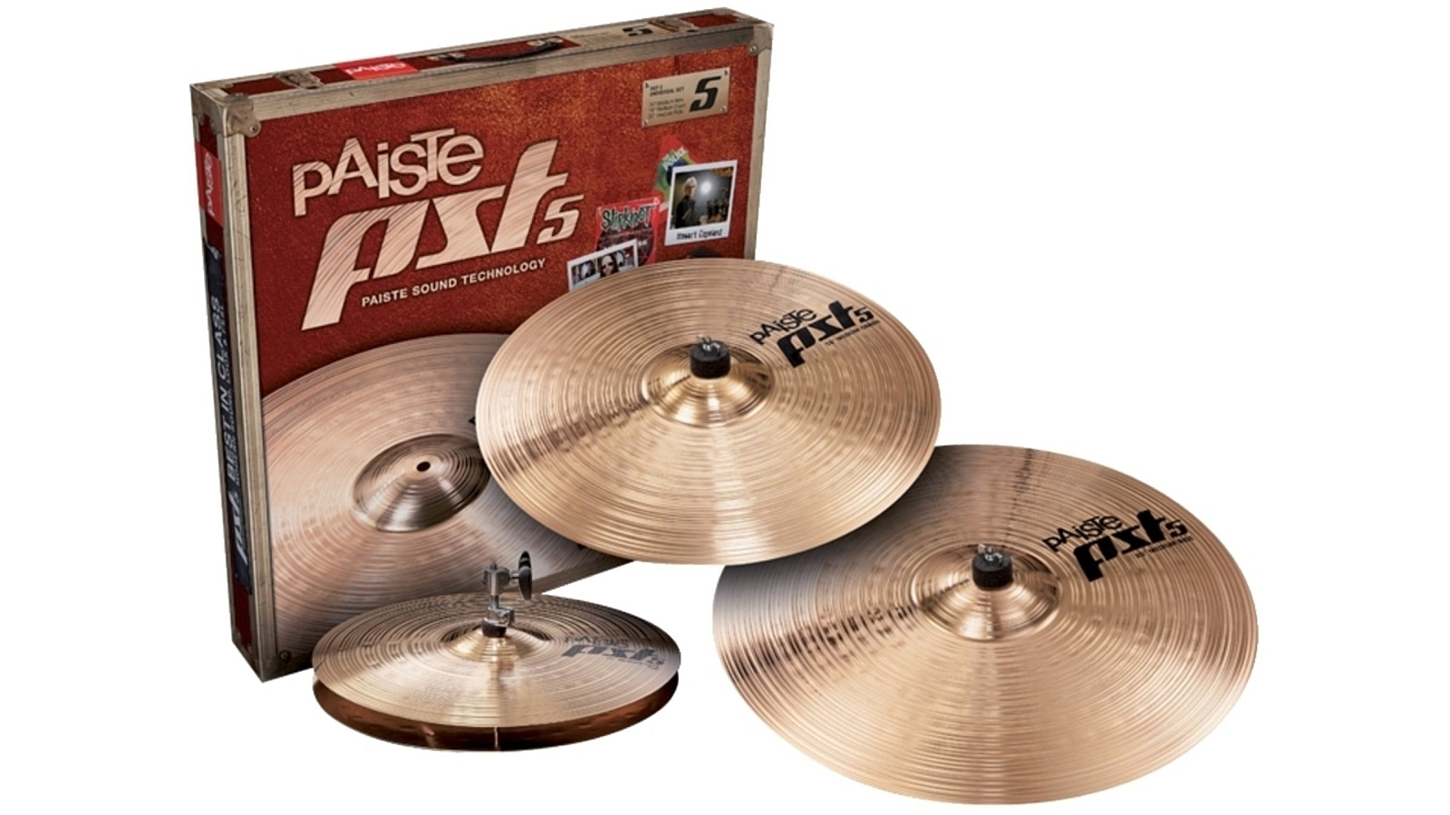 Paiste Beckenset PST 5 Universal 14'',16'',20'' (Medium)