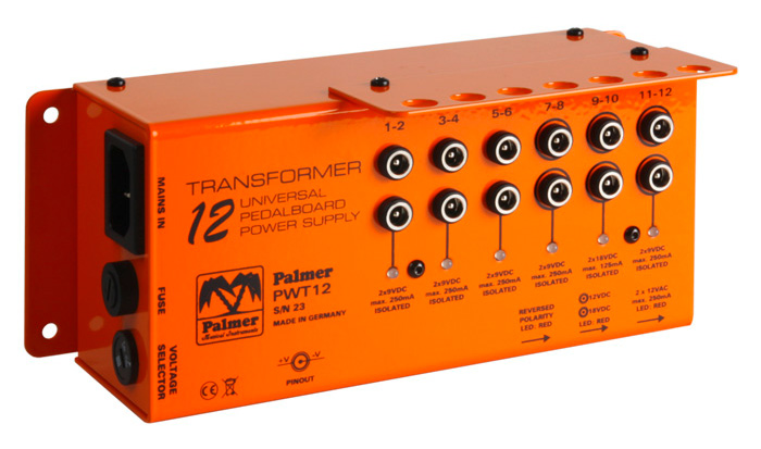 Palmer PWT12 Pedalboard Netzteil 12 Ausgänge